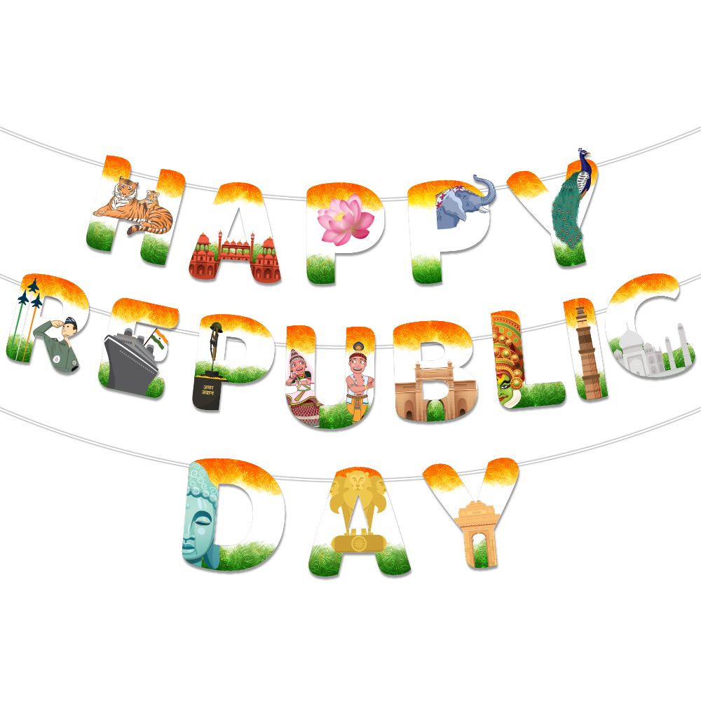 Happy Republic Day Banner (Design 3)