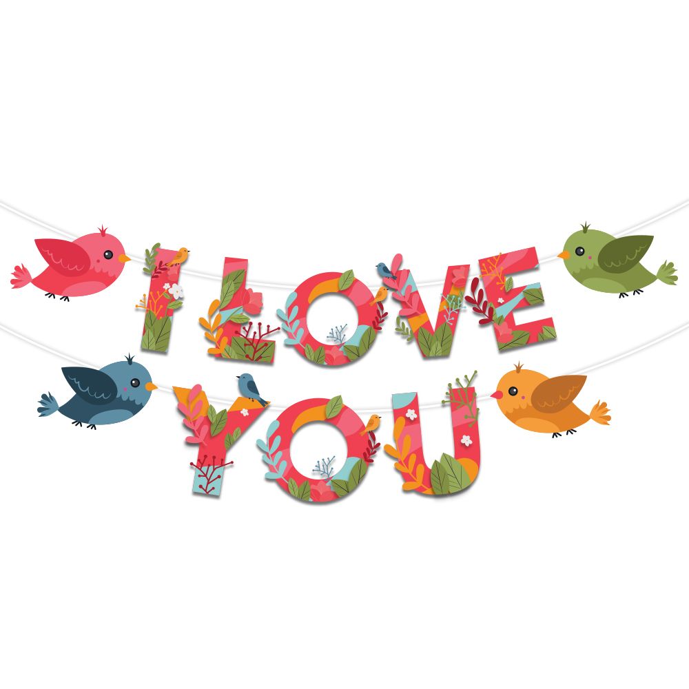 I Love You Valentine's Day Banner