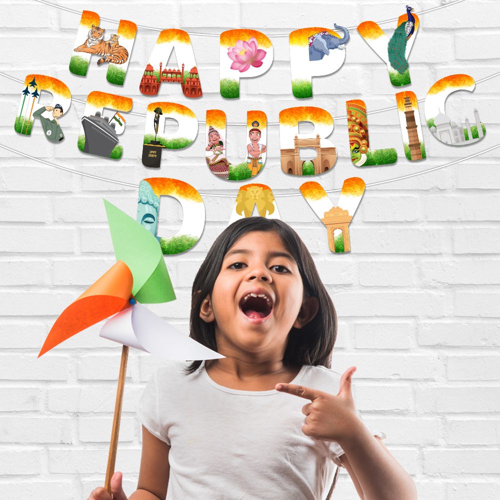 Happy Republic Day Banner (Design 3)