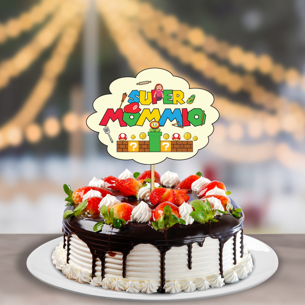 Super Mommio Cake Topper