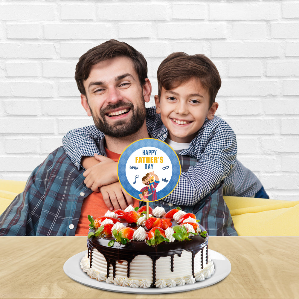 Happy Father's Day Cake Topper