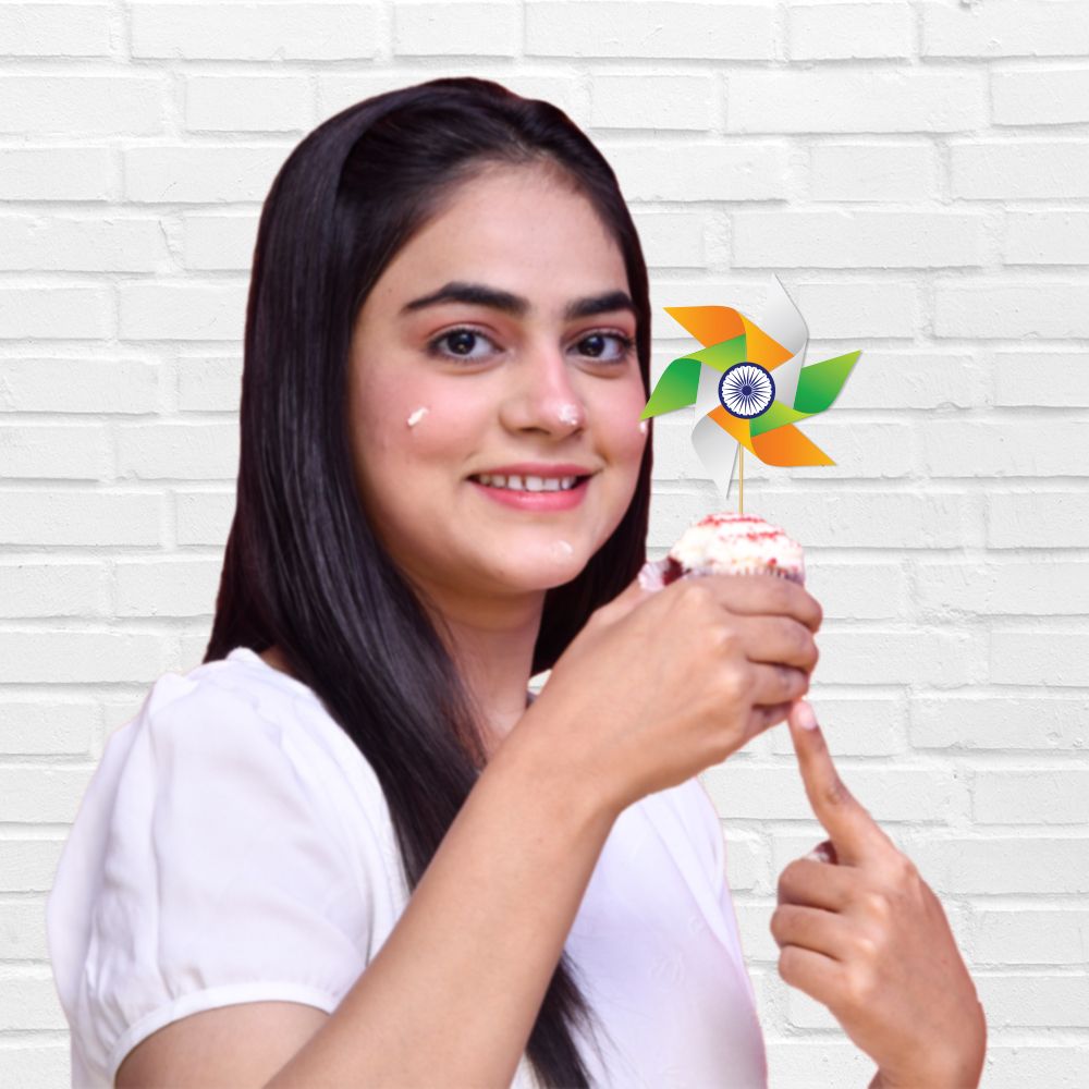 Happy Republic Day Cupcake Toppers