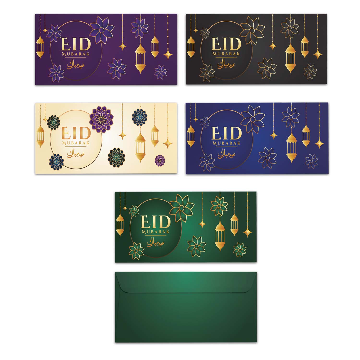 Eidi Envelopes For Eid (Multicolor)