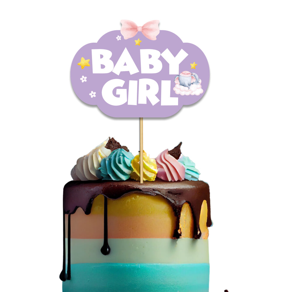 Baby Trunk Theme Cake Topper
