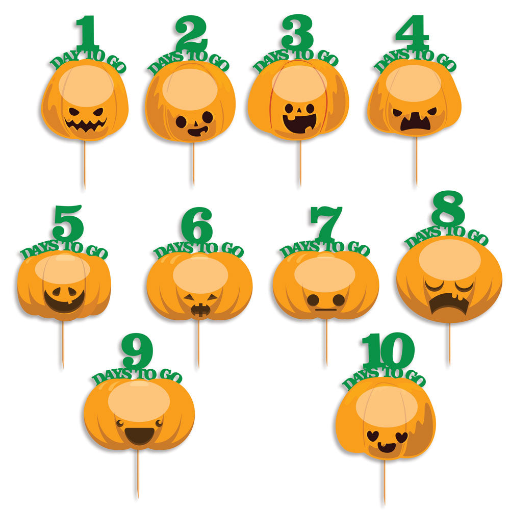 Pumpkin Theme Countdown Props