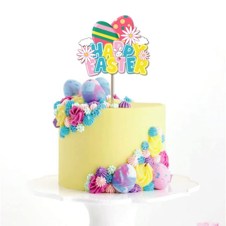 Happy Easter Cake Topper - Type 1