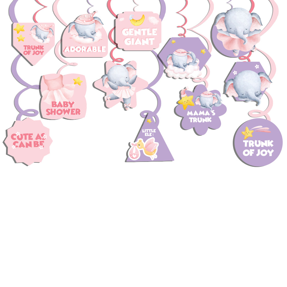 Baby Trunk Theme Swirls