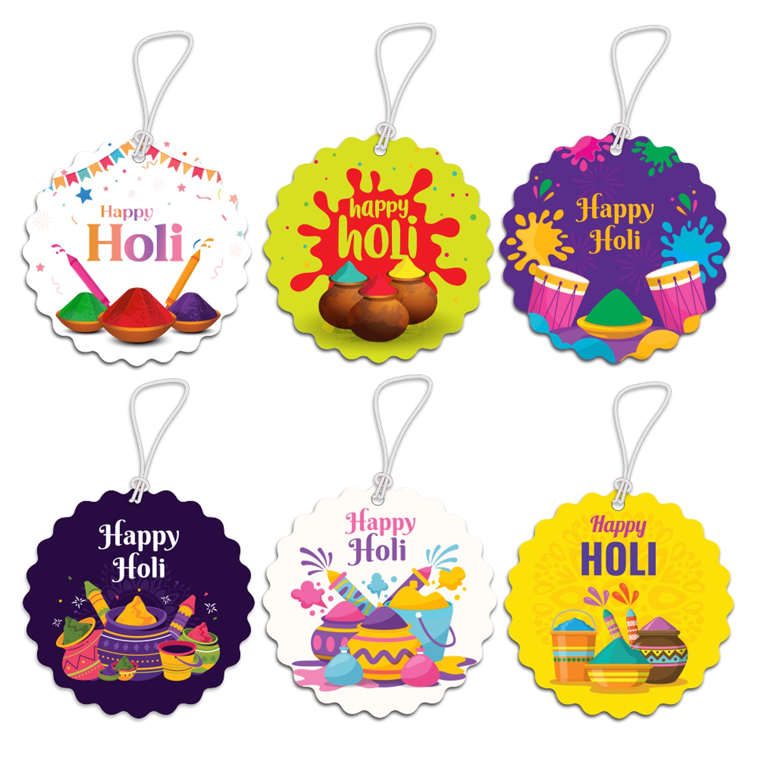 Gift Tags for Holi