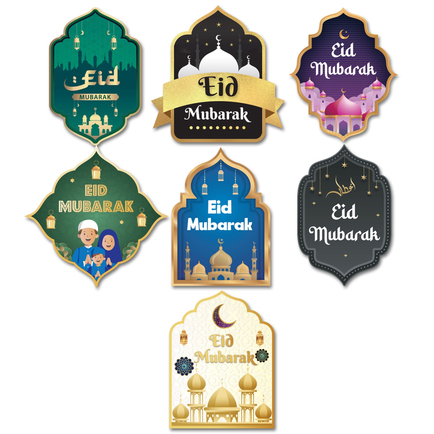 Thank You Stickers for Ramadan/Eid