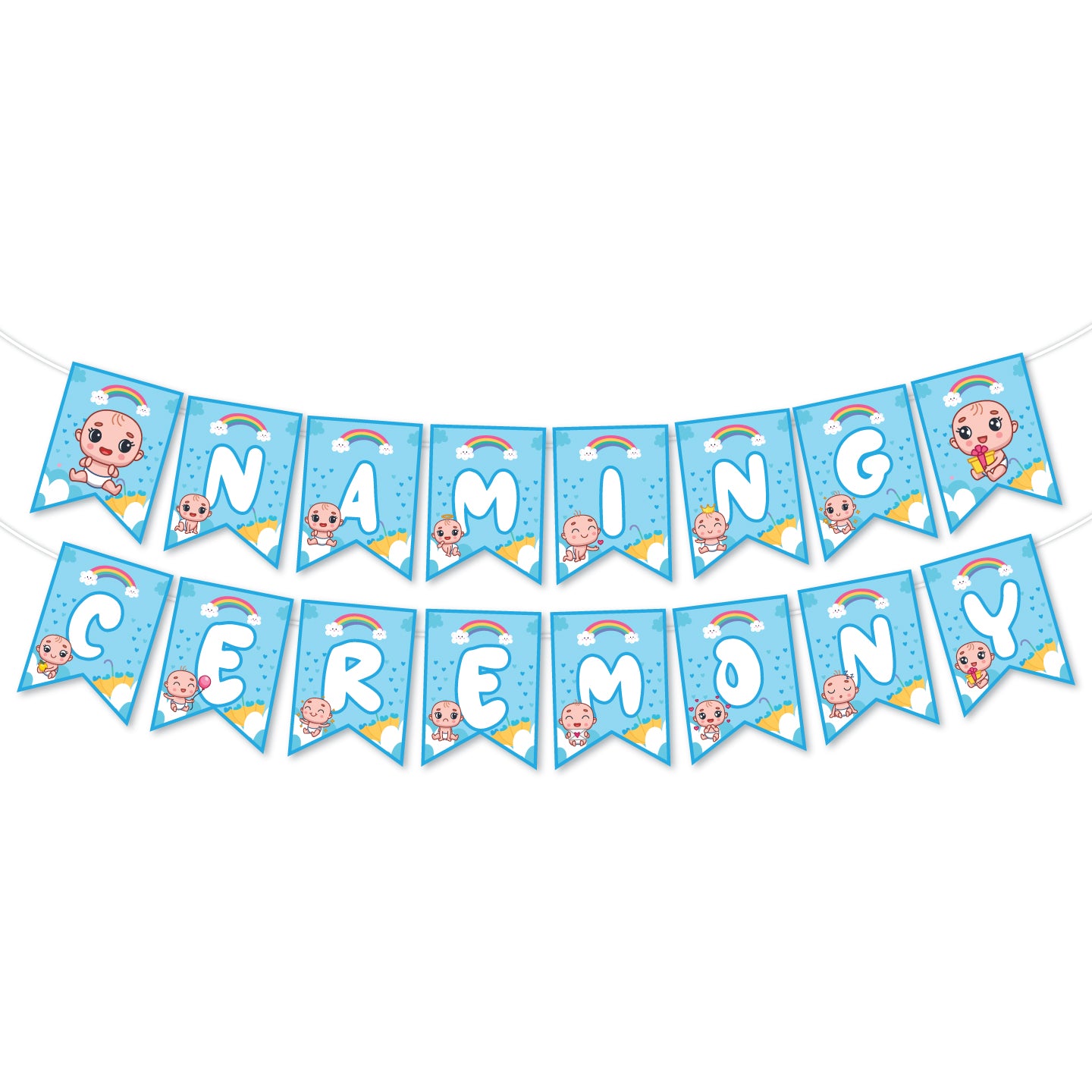 Naming Ceremony Banner For Boy