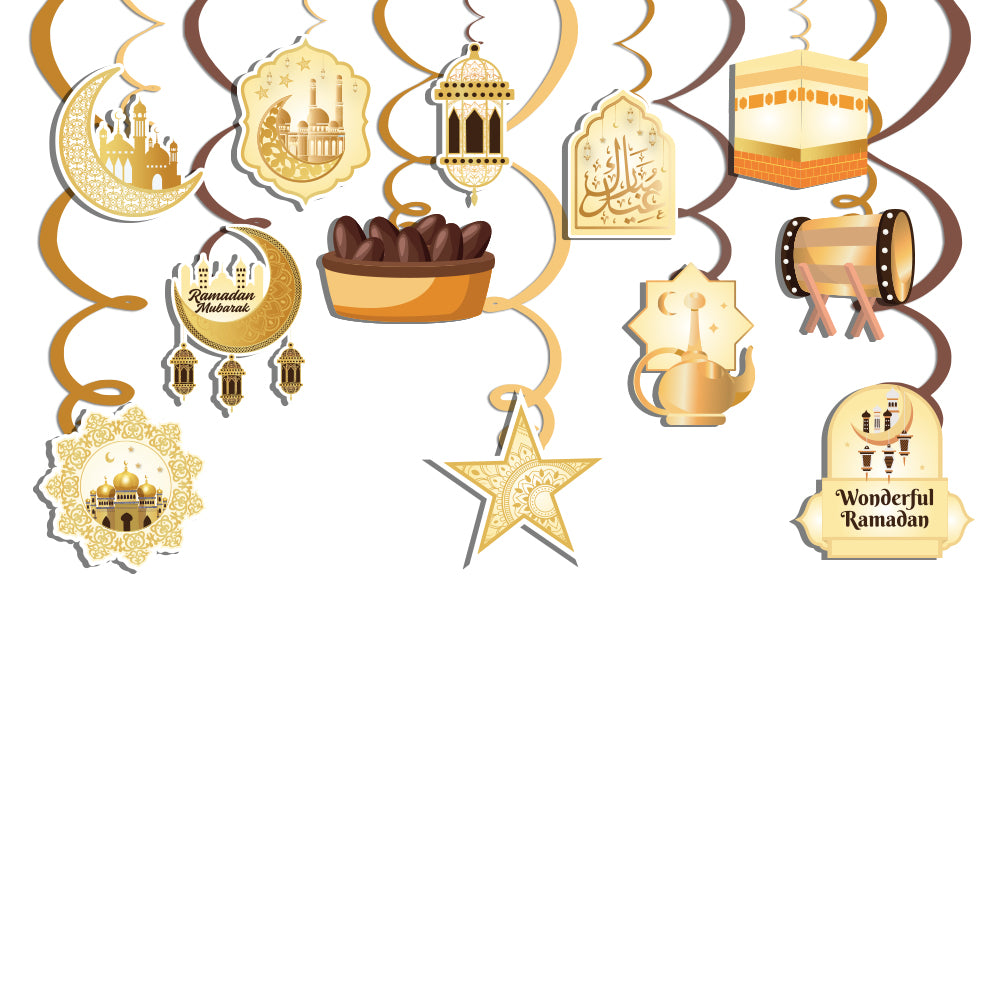 Hanging Swirls Decoration For Ramadan