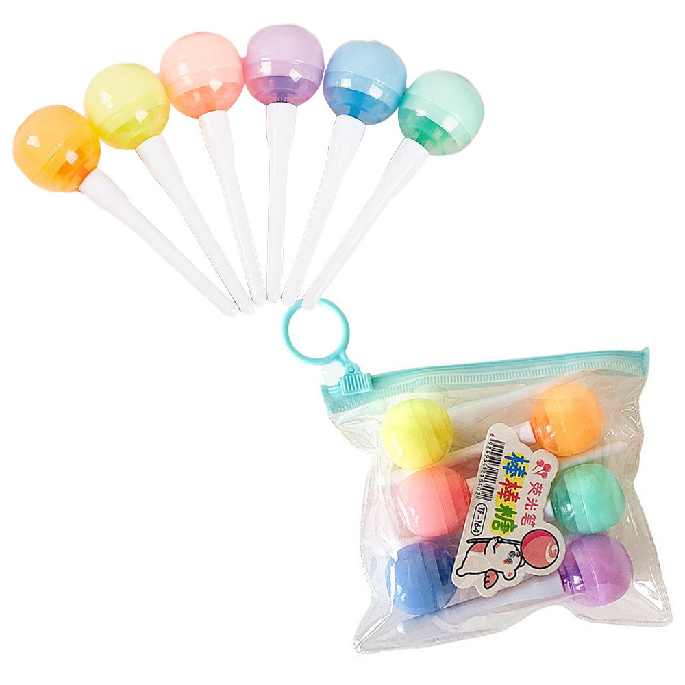 Cute Lollipop Highlighter Pen
