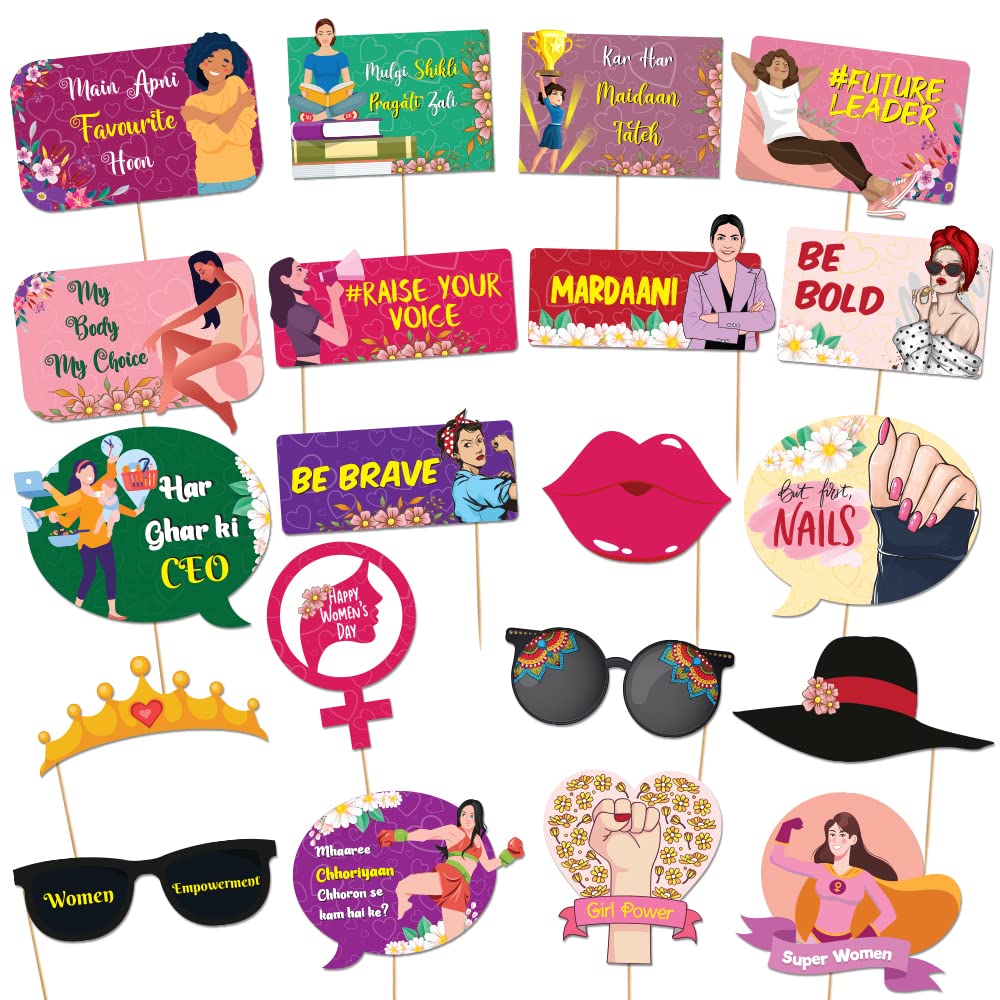 Photobooth Props For Women's Day Decoration