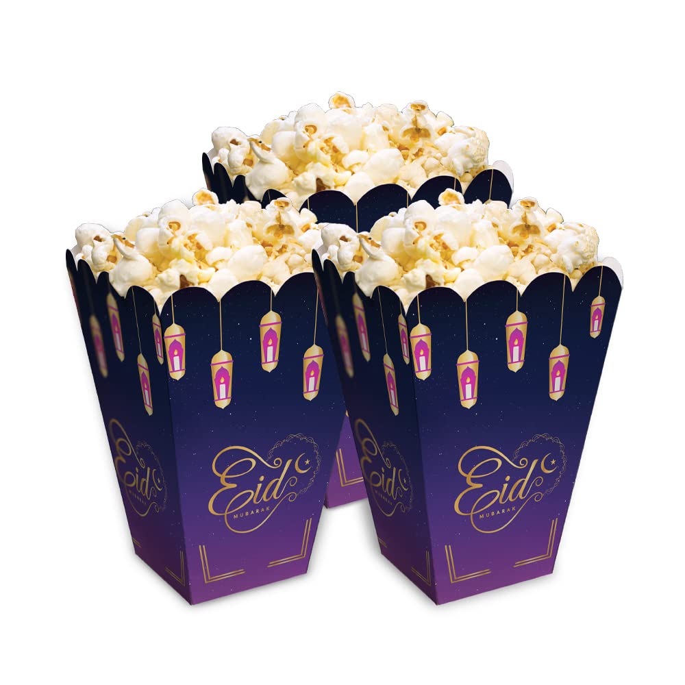Snacks/Popcorn Boxes For Eid (Purple)
