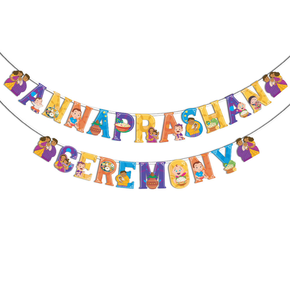 Annaprashan Ceremony Banner (Multicolor)