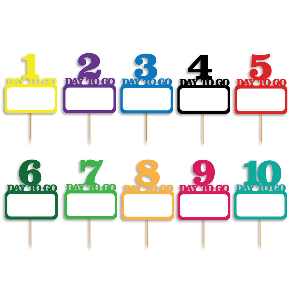 Rectangle Shaped Countdown Props