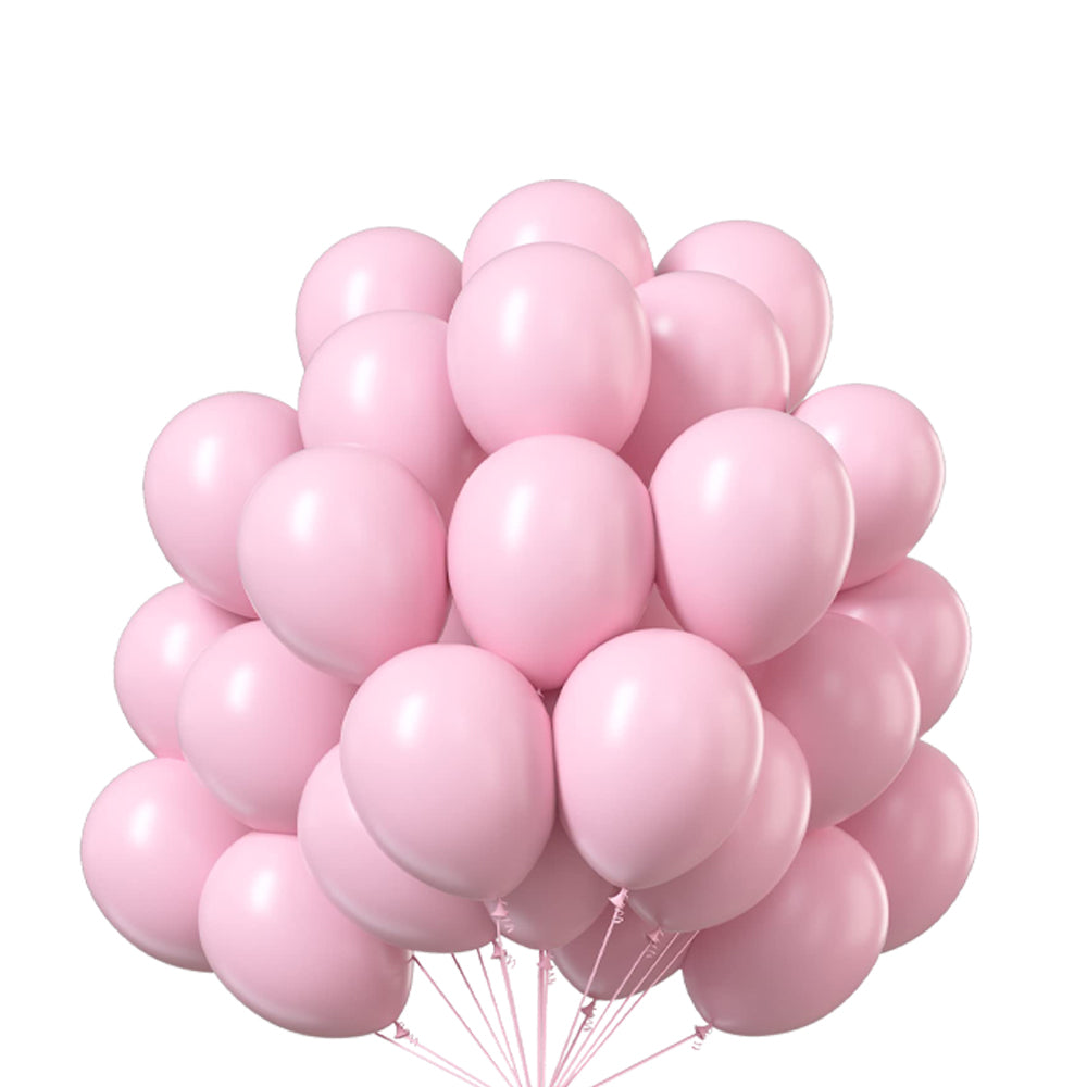 Pink Balloons For First Haircut