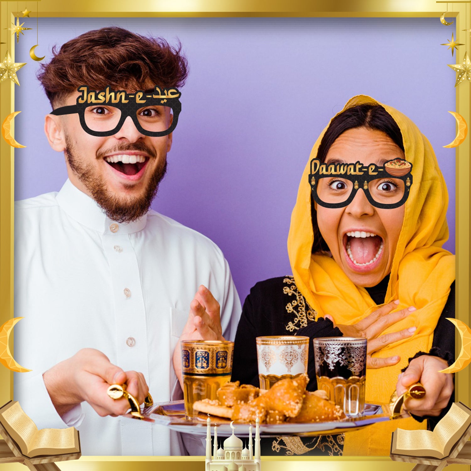 Paper Eye Glasses for Ramadan/Eid