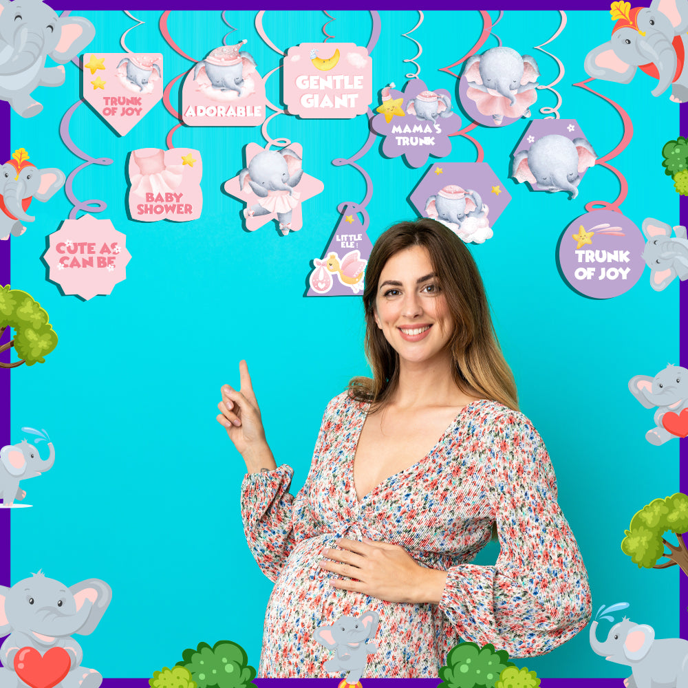 Baby Trunk Theme Swirls