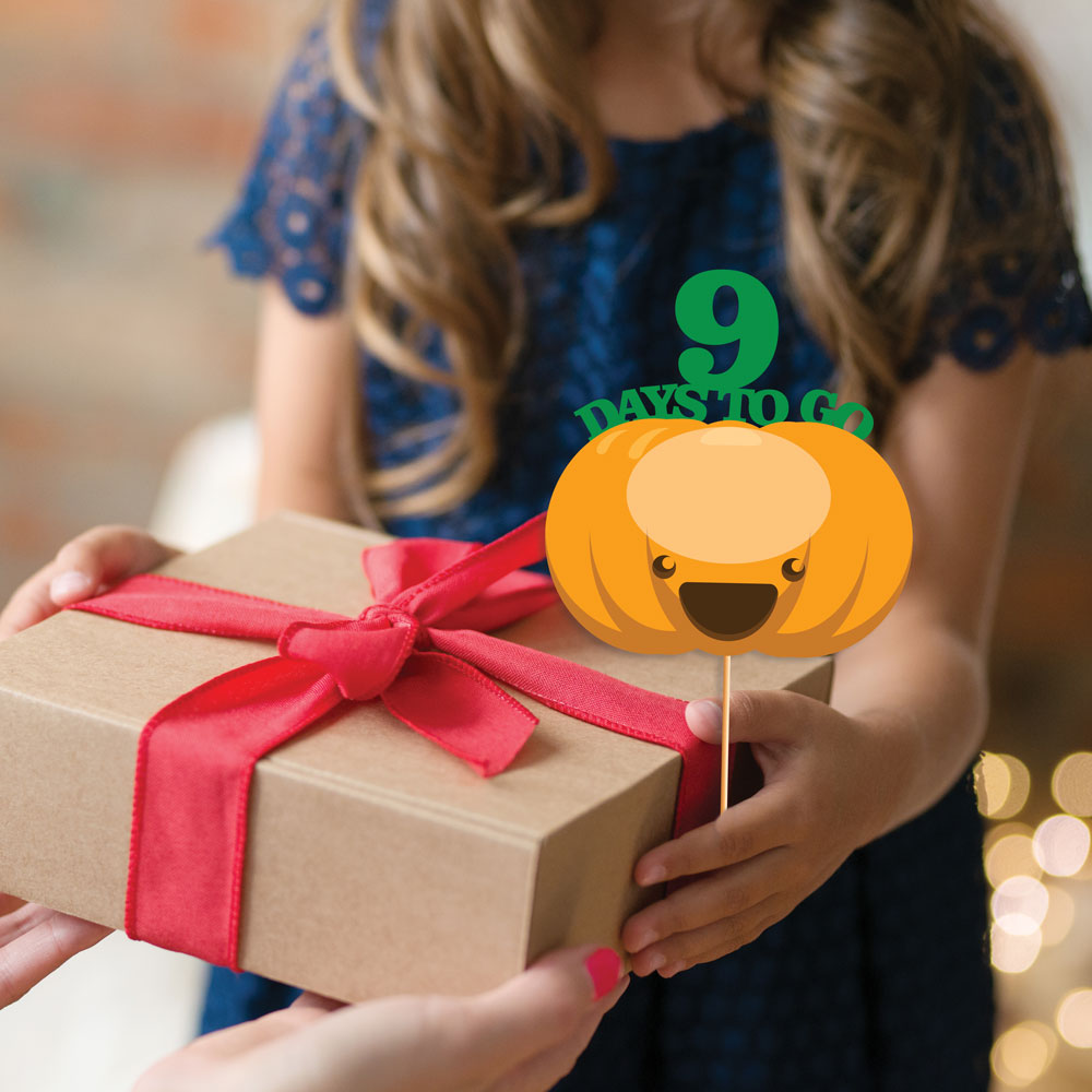Pumpkin Theme Countdown Props