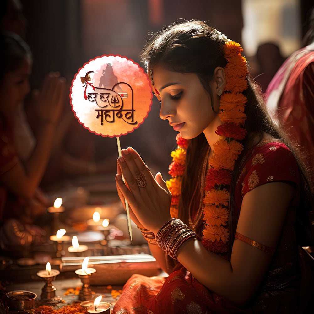 Mahashivratri Photobooth Props for Selfie
