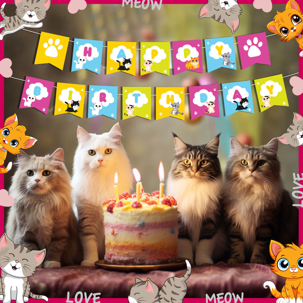 Kitty Party Theme Happy Birthday Banner