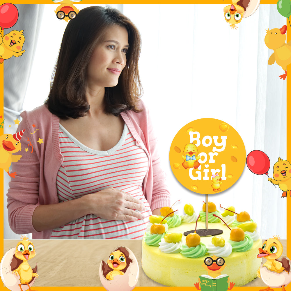 Quack Theme Cake Topper