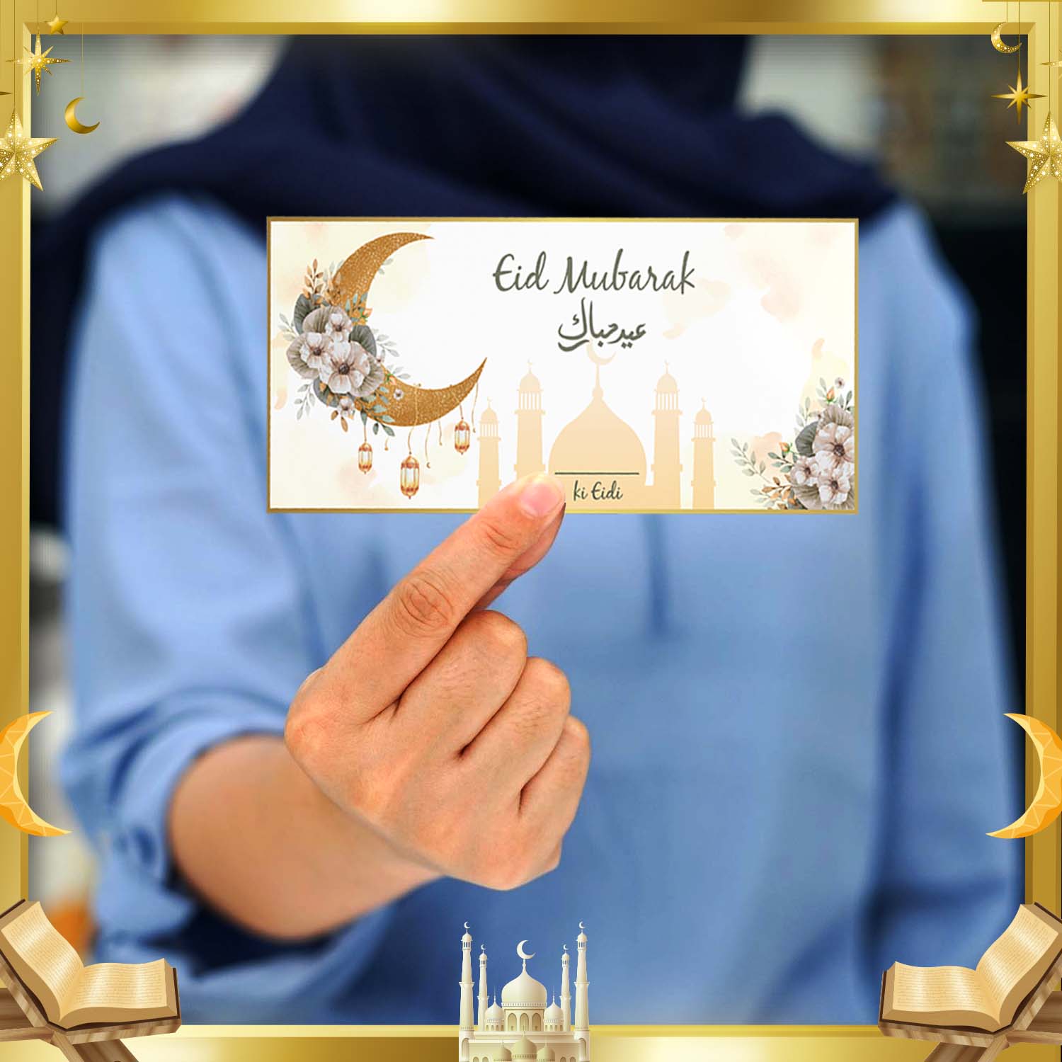 Eidi Envelopes For Eid (Floral)