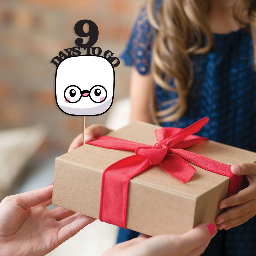 Marshmallow Theme Countdown Props