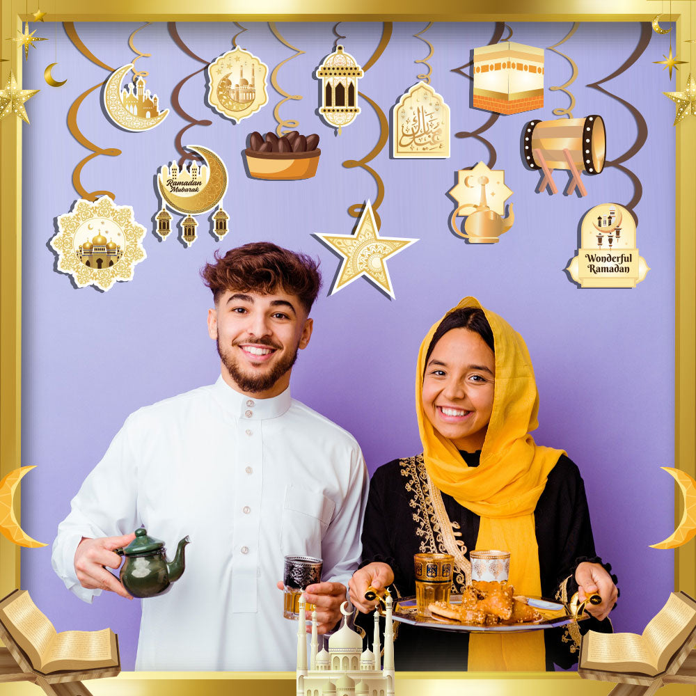 Hanging Swirls Decoration For Ramadan