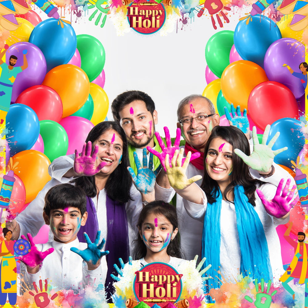 Muticolor Balloons For Holi