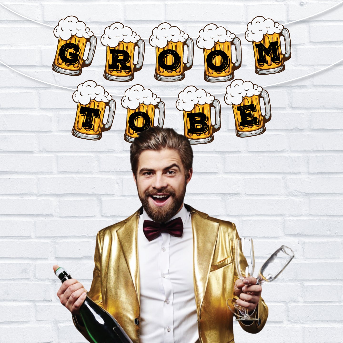 Beer Theme Groom To Be Banner