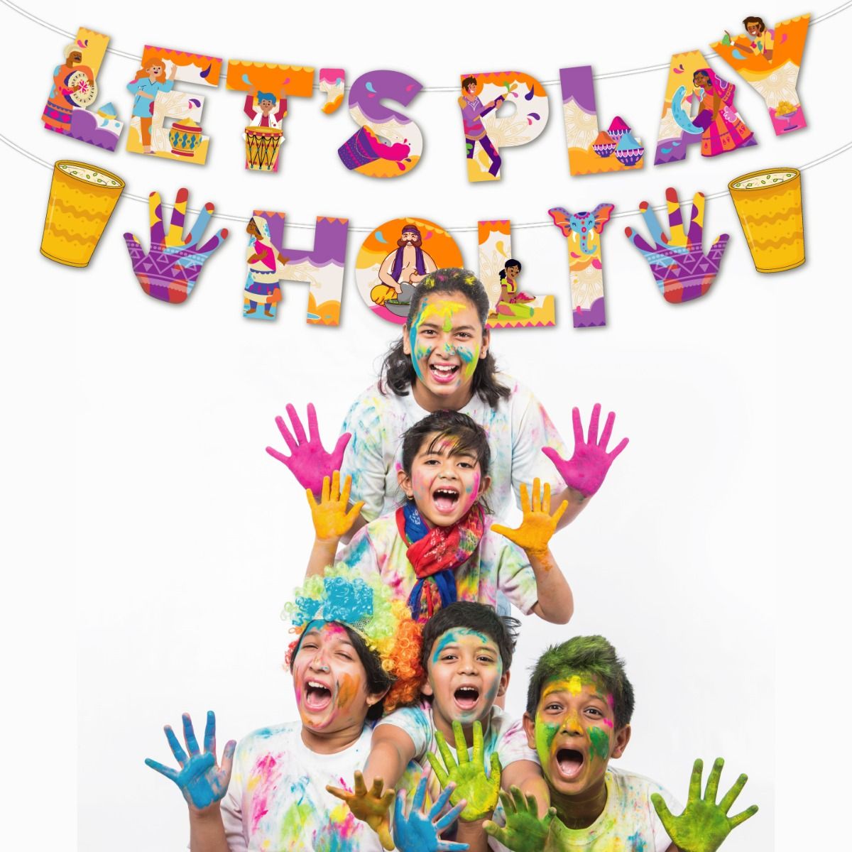 Let's Play Holi Banner 2