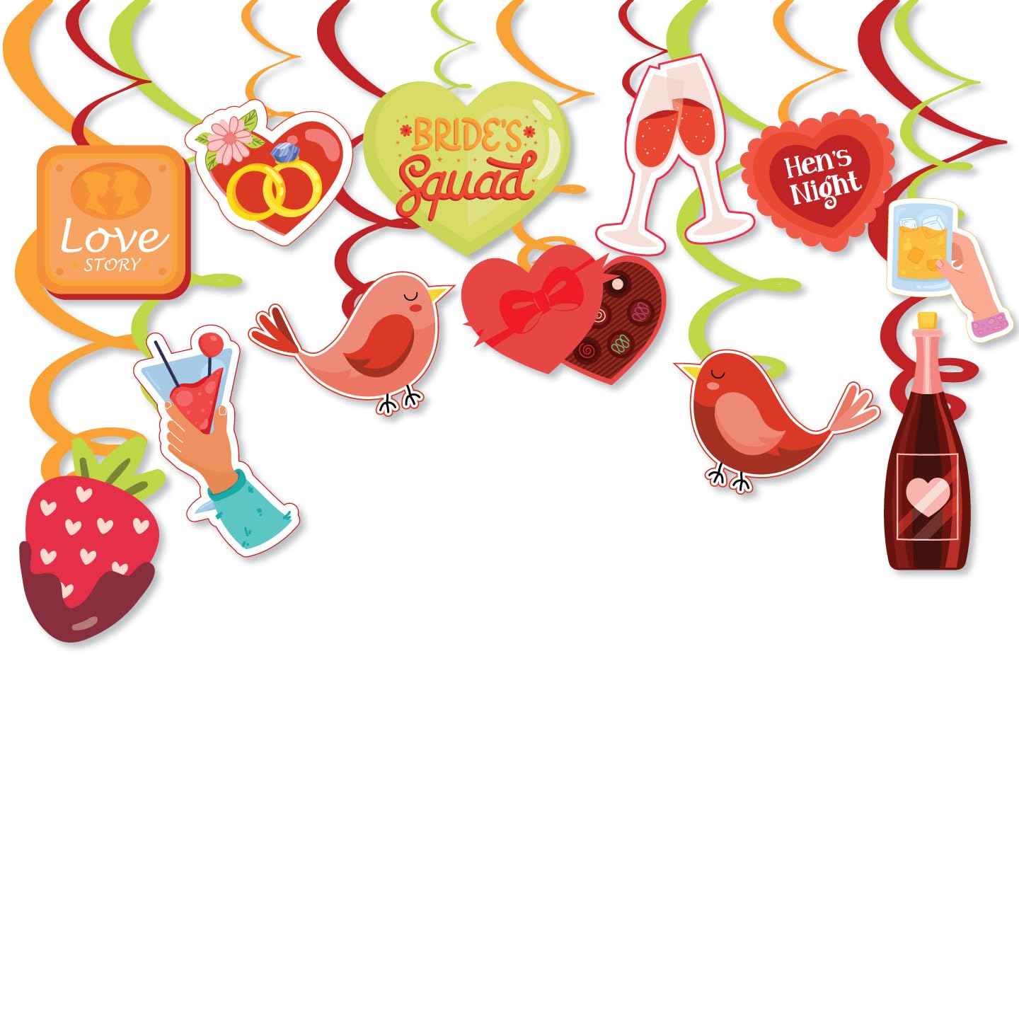 Tequila Theme Bride To Be Swirls