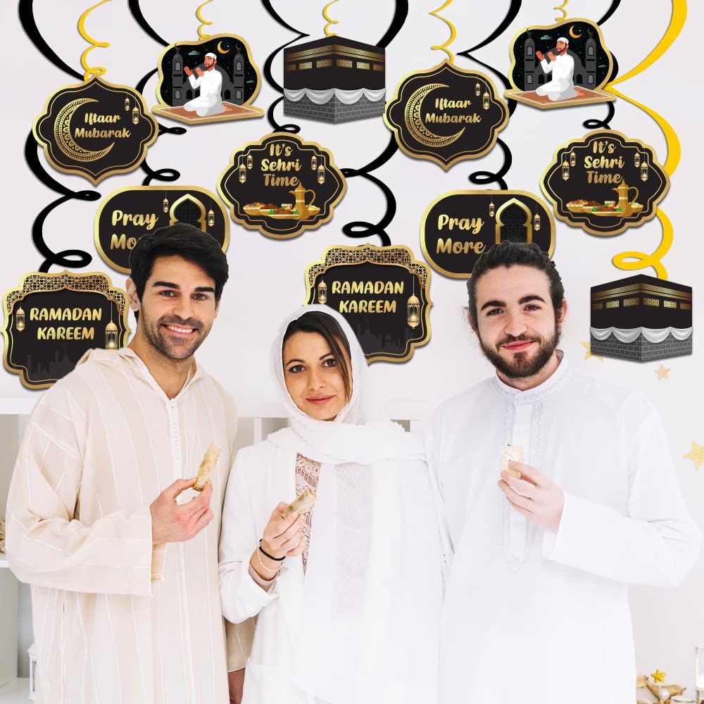 Hanging Swirls For Eid/Ramadan Decoration