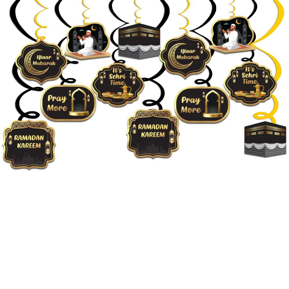 Hanging Swirls For Eid/Ramadan Decoration