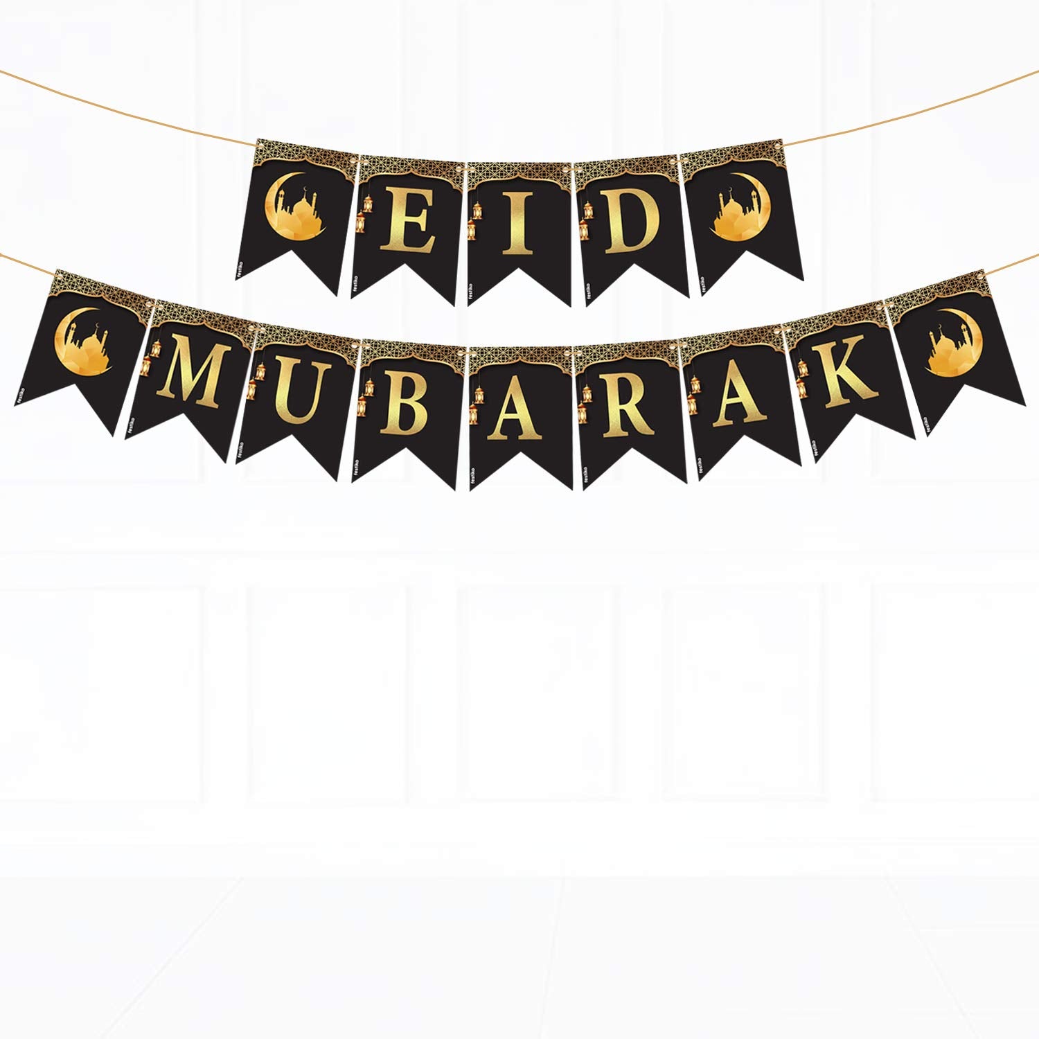 Eid Mubarak Banner (Black)