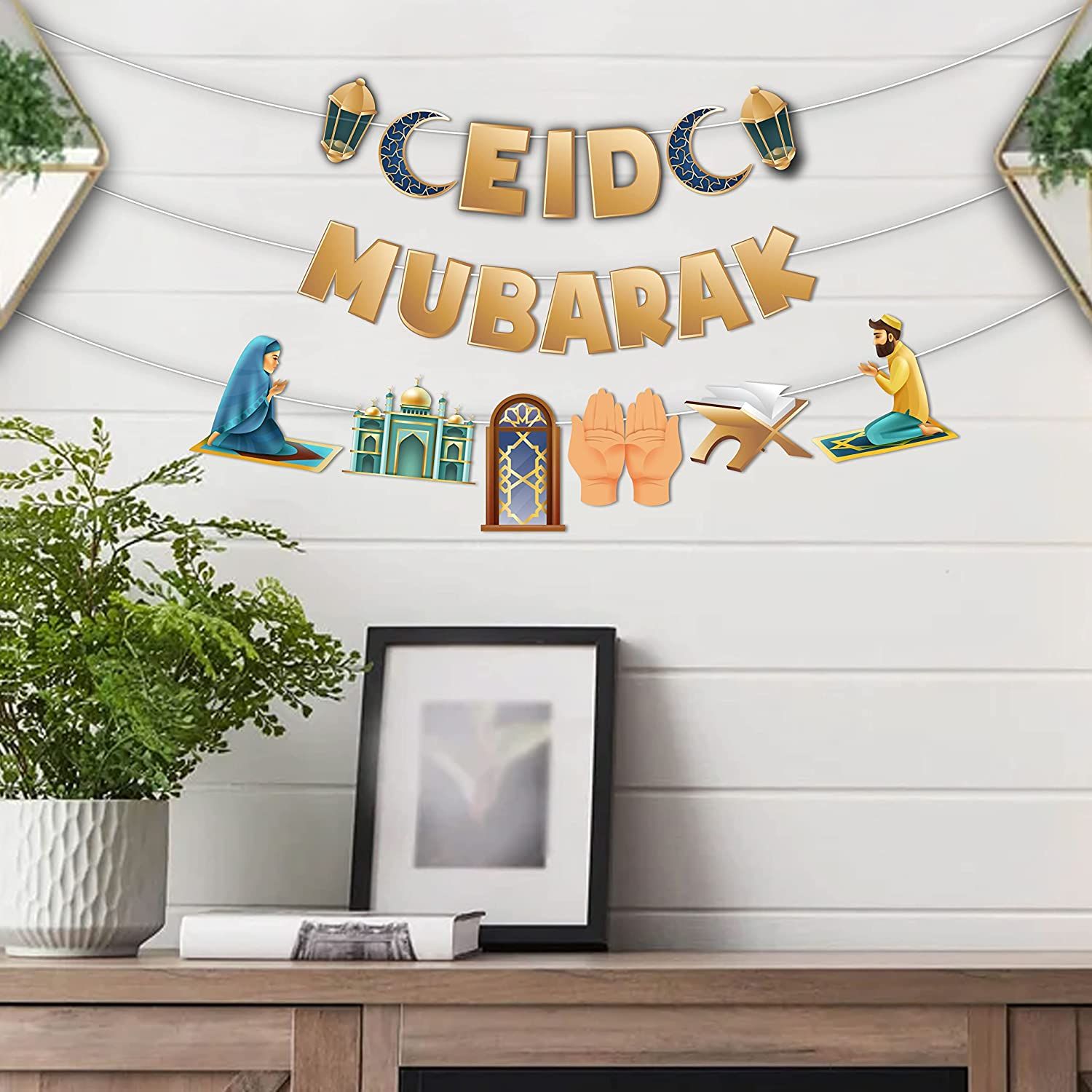 Eid Mubarak Banner (Gold)