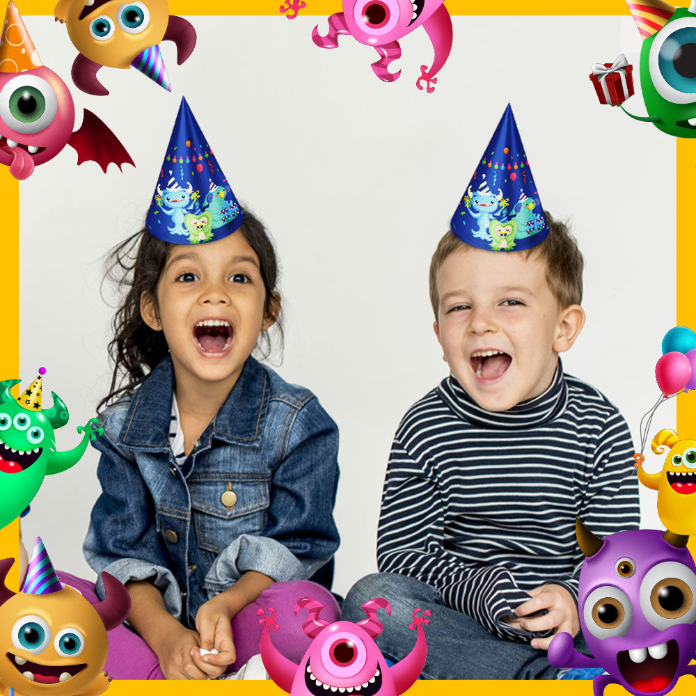 Monster Boy Theme Cone Hats