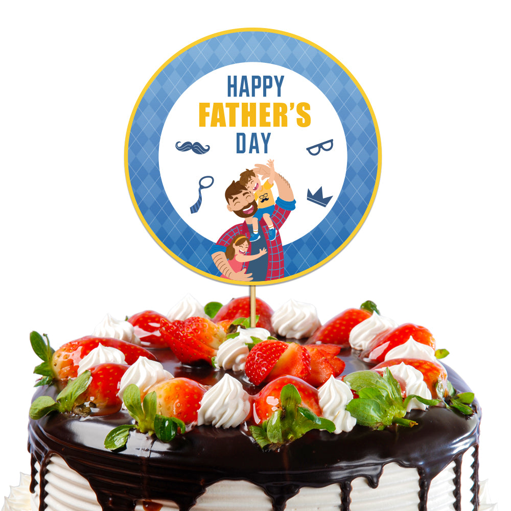 Happy Father's Day Cake Topper