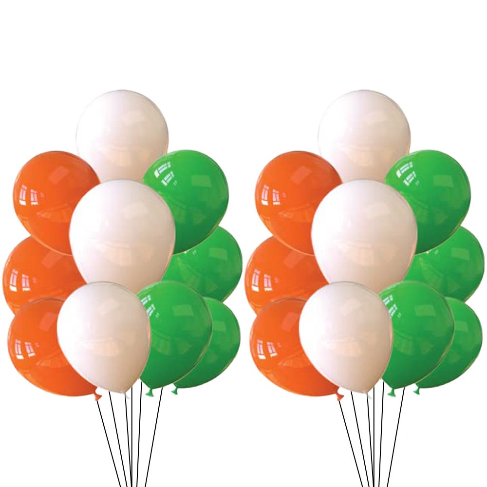 Happy Republic Day Tricolor Balloons