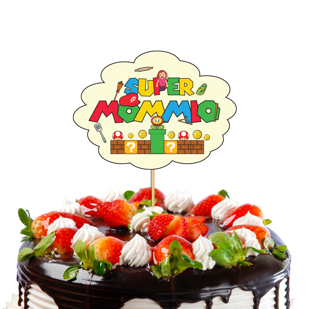 Super Mommio Cake Topper