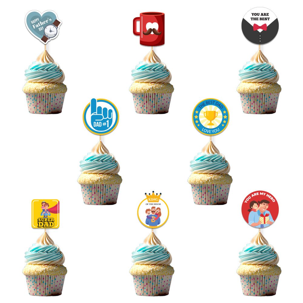 Cupcake Toppers For Father's Day