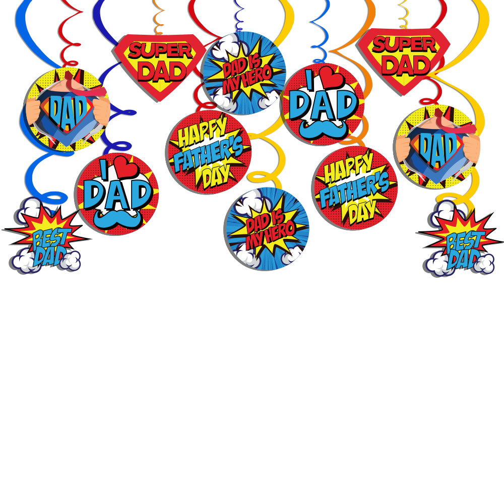 Super Hero Swirls For Father's Day