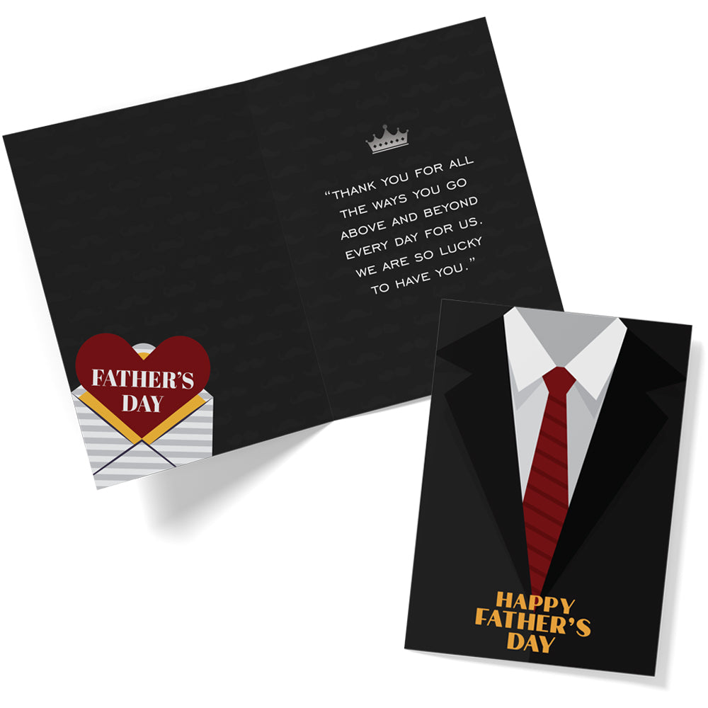 Father's Day Suit Greeting Card