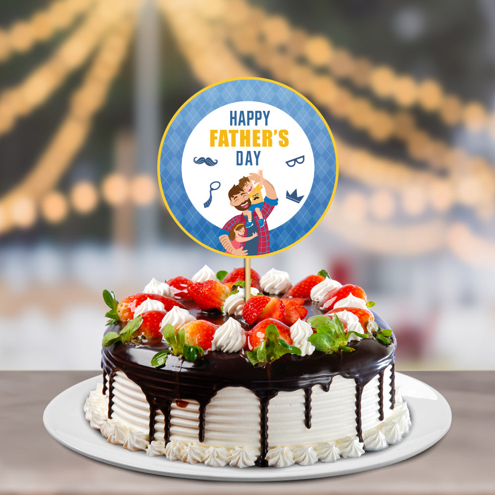 Happy Father's Day Cake Topper