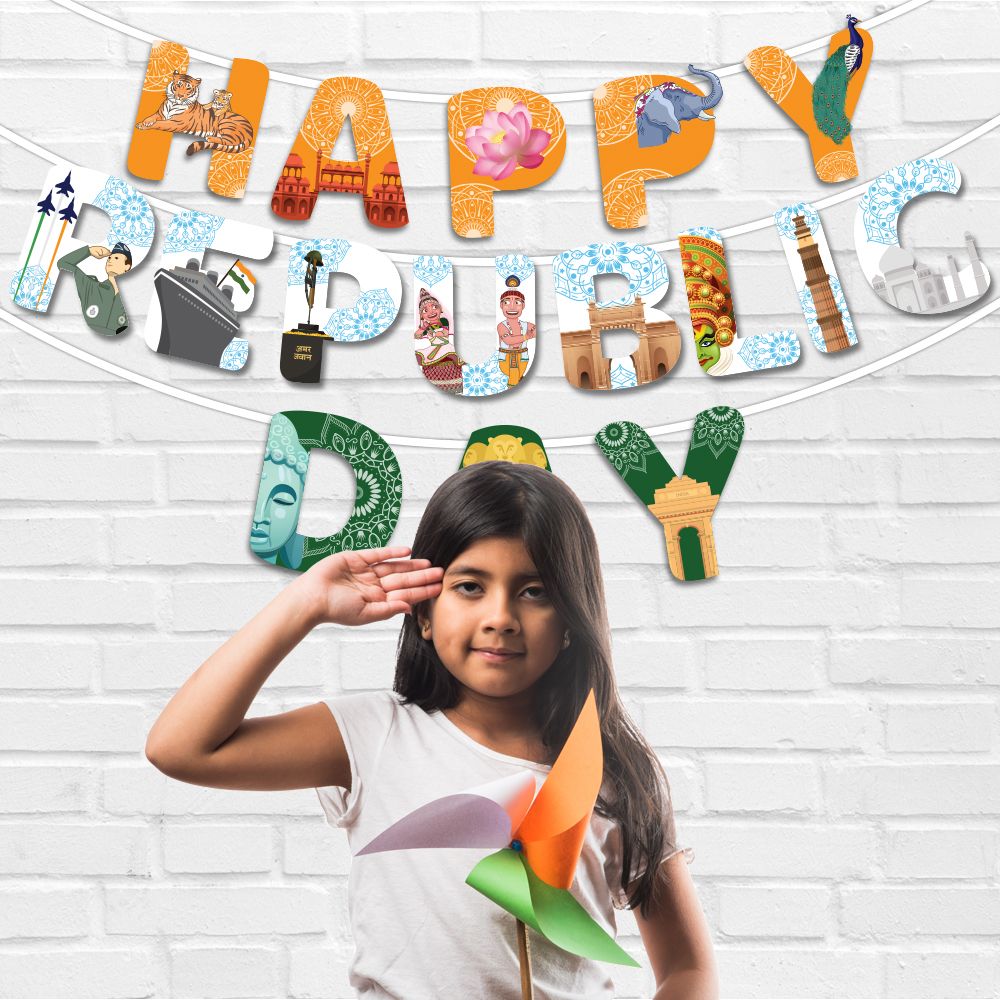 Happy Republic Day Banner (Design 1)