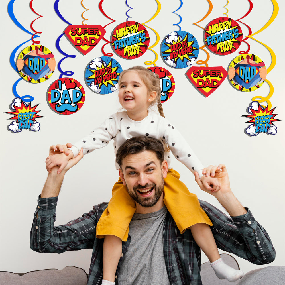 Super Hero Swirls For Father's Day