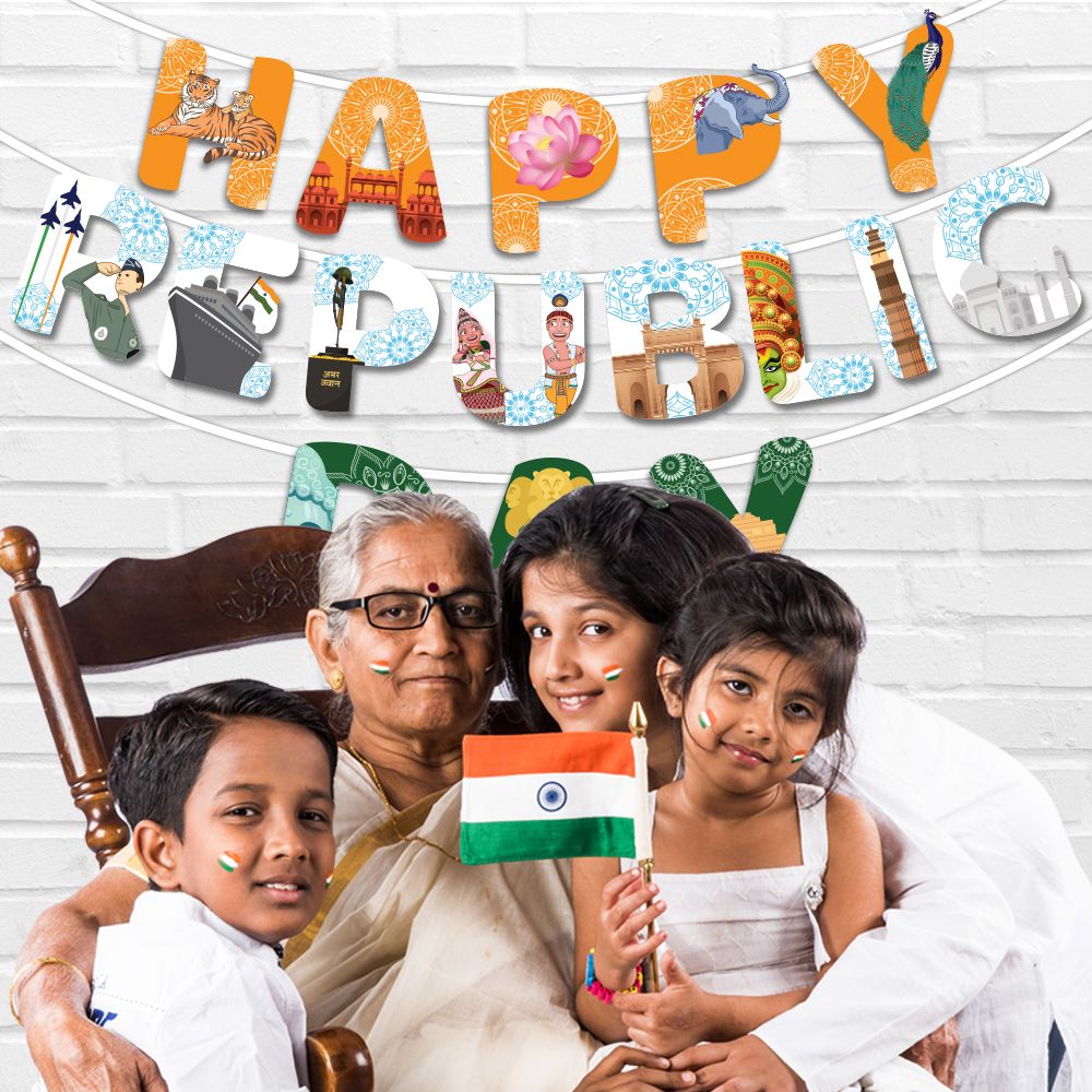 Happy Republic Day Banner (Design 1)
