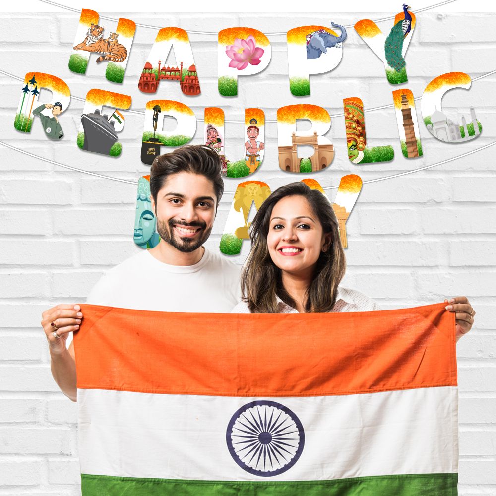 Happy Republic Day Banner (Design 3)
